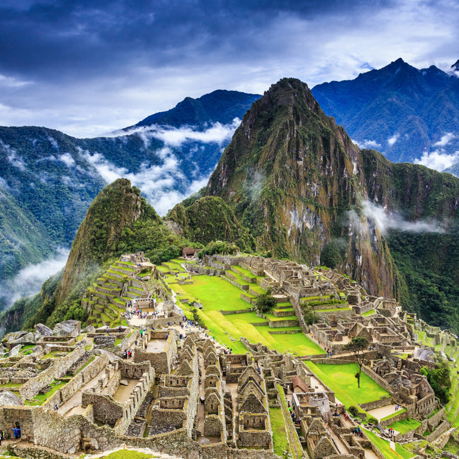 Machu Picchu, Peru. UNESCO World Heritage Site. One of the New Seven Wonders of the World